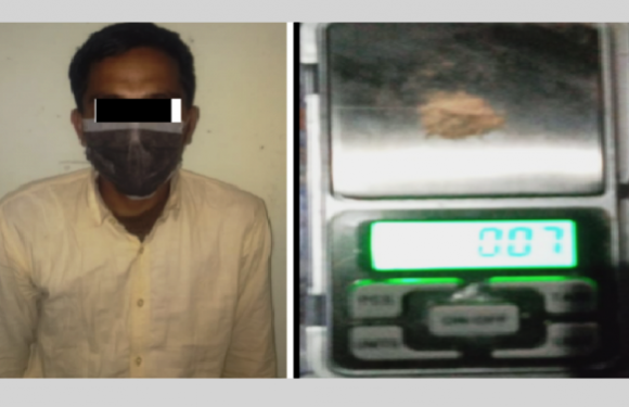 कञ्चनपुरमा लागुऔषधसहित एक जना पक्राउ