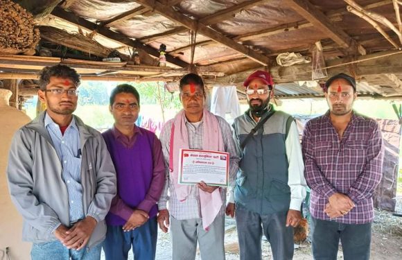 नेकपा विप्लव भीमदत्त नगरले गर्यो सहिद परिवारलाइ सम्मान