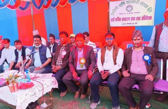 इन्द्रेणी कृषि सहकारी संस्थाको दशौ वार्षिक साधारण सभा सम्पन्न