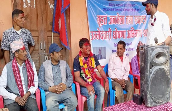 डिलाशैनीमा सन्तोष जोशीले गरे स्वतन्त्र उम्मेद्वारी दिने घोषणा