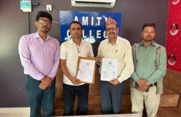 स्वस्तिक हस्पिटल र अमिटी कलेजबीच सम्झौता : उपचारमा छुटदेखि प्रयोगात्मक अभ्याससम्म