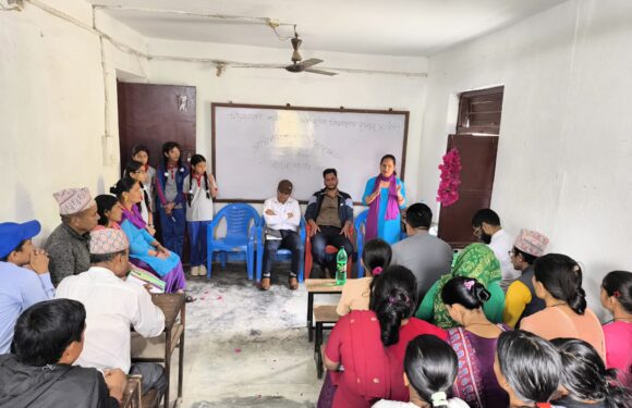 निजामती कर्मचारी आवासीय विद्यालयद्वारा अभिभावकसग अन्तरक्रिया 