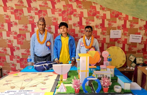 प्रदेश स्तरिय गणित विज्ञान प्रर्दशनीमा लक्ष्मी मावि बागफाँटाका छात्र नाथ प्रथम