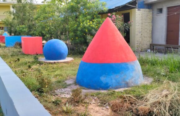 लक्ष्मी मावि बागफाँटामा गणित पार्क