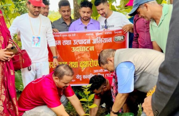 कञ्चनपुरमा वाईसियलको श्रम तथा उत्पादन अभियान 