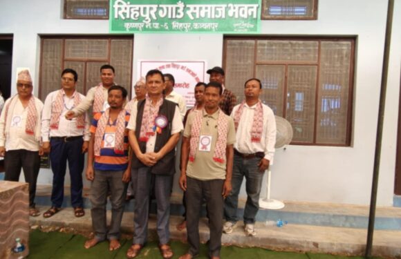 सिंहपुर युवा क्लब तथा गाउँ समाजको भवन उद्घाटन सम्पन्न