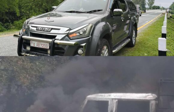 सडक विभागकै निर्देशन विपरित महाकाली पुल आयोजना कञ्चनपुरको गाडी दाङ्गमा, जल्यो जेनजी आन्दोलन 
