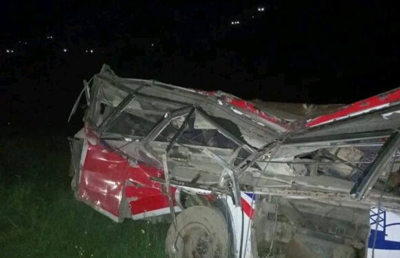 जन्ती बोकेको बस दुर्घटना ८ जनाको घटनास्थलमै मृत्यु ४० जना घाइते