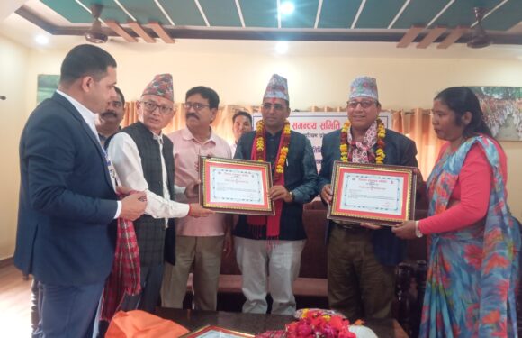 नव निर्वाचित सासदलाई जिसस कञ्चनपुरद्वारा सम्मान